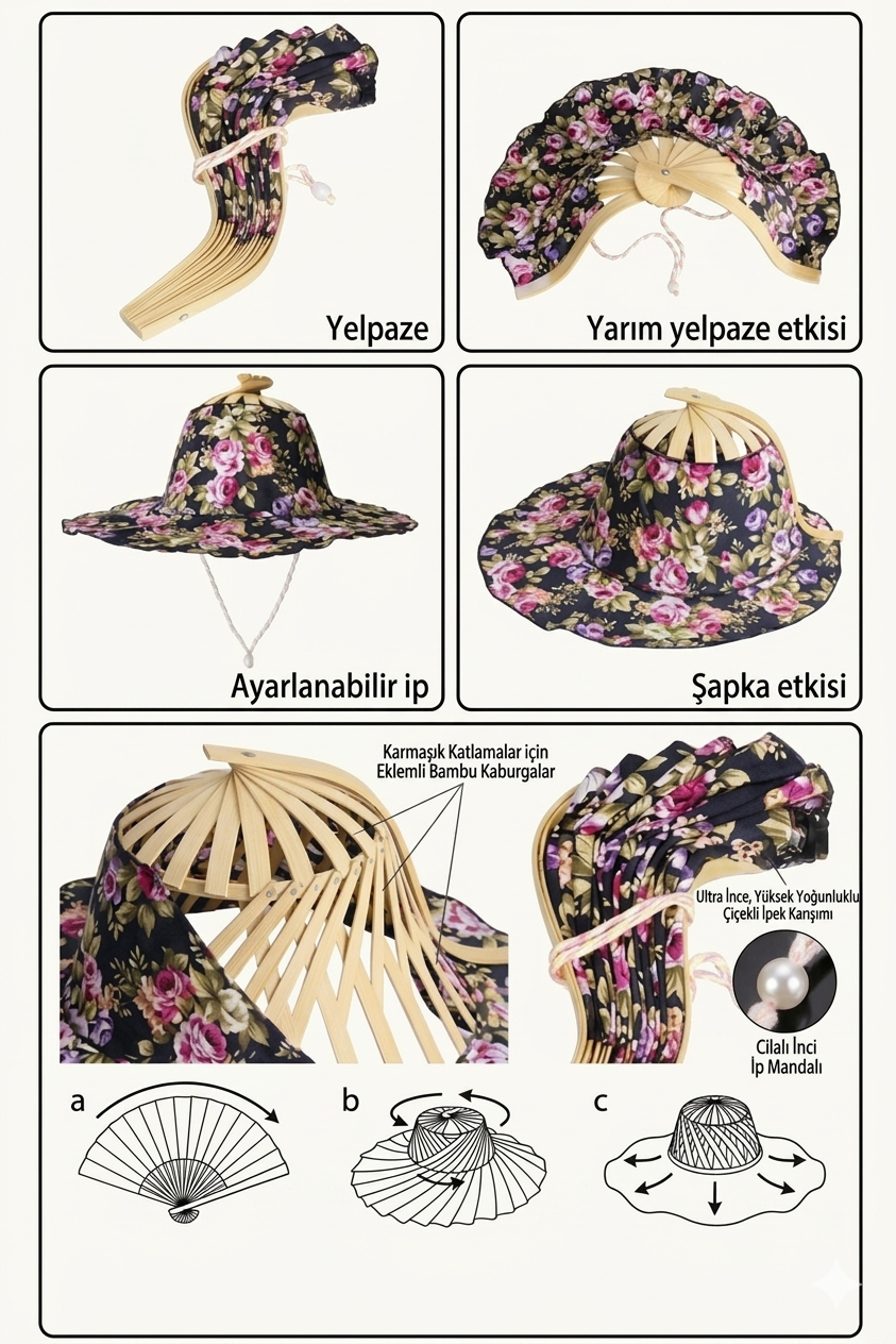 Cintiro™ Yelpaze Şapka